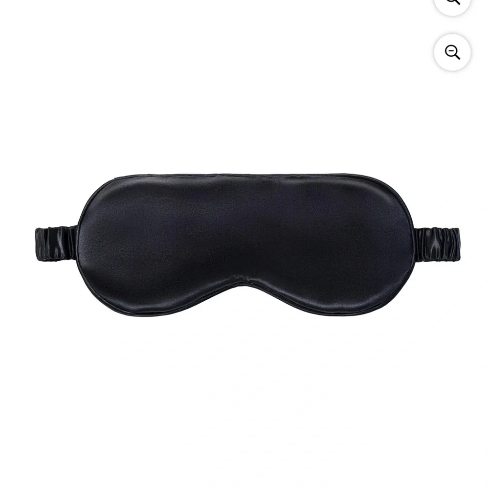 Slip Pure Silk Soft Sleep Eye Mask with Elastic Band, Black
